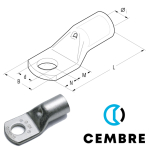 A19-M14 Cembre copper tube crimping lug 70-95mm² A19-M14 Cembre copper tube crimping lug 70-95mm²