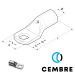A29-M20 Cembre extra-flexible crimping lug 120mm² A29-M20 Cembre extra-flexible crimping lug 120mm²