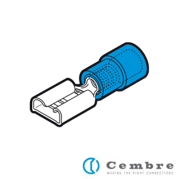 BF-F408 Cembre PC female push-on terminal 1.5-2.5mm²