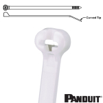 Panduit BT1M-C 102x2.4mm Dome-top Barb Ty Nylon 6.6 cable tie Panduit BT1M-C 102x2.4mm Dome-top Barb Ty Nylon 6.6 cable tie