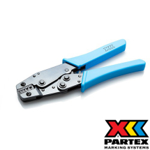 Partex CEFT1 ratchet crimping tool for cord end ferrules 0.5 to 6.0mm²