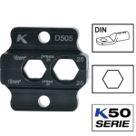 Klauke D504 Crimping dies 6-16mm sq Klauke D504 Crimping dies 6-16mm sq