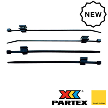 Partex UV Resistant 200x4.8mm Edge Clip Cable Tie Partex UV Resistant 200x4.8mm Edge Clip Cable Tie