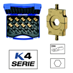 Klauke HD4SET Crimping die set 6-120mm sq Klauke HD4SET Crimping die set 6-120mm sq