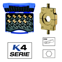 Klauke HD4SET Crimping die set 6-120mm sq Klauke HD4SET Crimping die set 6-120mm sq