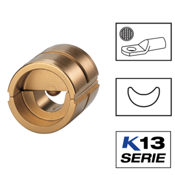 Klauke HF1350 Crimping dies 50mm sq Klauke HF1350 Crimping dies 50mm sq