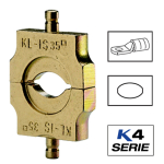 Klauke HIS410 Crimping die set 10mm sq