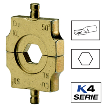Klauke HL450 4 Series die set 50mm sq for L Series lugs Klauke HL450 4 Series die set 50mm sq for L Series lugs