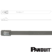 Panduit MLT4EH-LP316 Pan-Steel 102x12.7mm 316 stainless steel self-locking cable tie