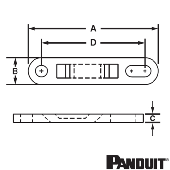 MTP4S-E10-C 139.7x12.7mm multiple tie plate MTP4S-E10-C 139.7x12.7mm multiple tie plate