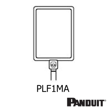 Panduit PLF1MA-C 130x2.5mm nylon 6.6 locking marker and flag cable tie Panduit PLF1MA-C 130x2.5mm nylon 6.6 locking marker and flag cable tie
