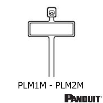 Panduit PLM2M-C 203x2.5mm nylon 6.6 locking marker and flag cable tie Panduit PLM2M-C 203x2.5mm nylon 6.6 locking marker and flag cable tie