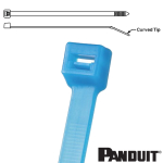 Panduit PLT1M-C76 102x2.5mm Pan-Ty TEFZEL locking cable ties Panduit PLT1M-C76 102x2.5mm Pan-Ty TEFZEL locking cable ties