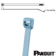 Panduit PLT1M-C86 100x2.5mm Nylon 6.6 metal detectable cable ties