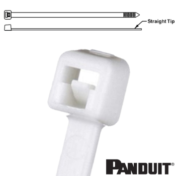 Panduit PLT4H-TL69 371x7.6mm ivory flame retardant nylon 6.6 cable ties Panduit PLT4H-TL69 371x7.6mm ivory flame retardant nylon 6.6 cable ties