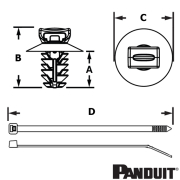PUM-071-2S-D30 Fir tree push mount assemble