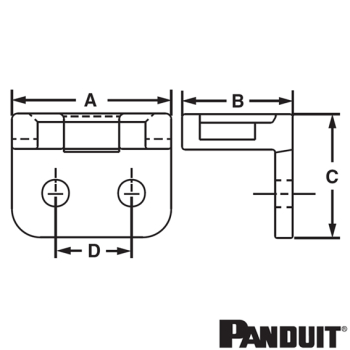 RAMS-S3-M Right angle cable tie mount RAMS-S3-M Right angle cable tie mount