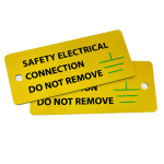 Partex UV Stabilised Safety Electrical Connection Label Partex UV Stabilised Safety Electrical Connection Label
