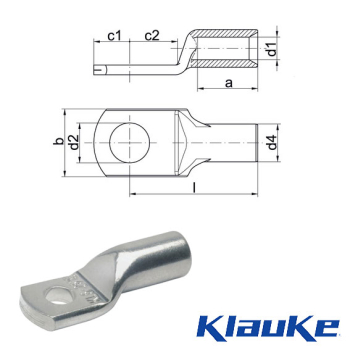 SR5010 Klauke M10 Solid Tubular cable lug 50mm² SR5010 Klauke M10 Solid Tubular cable lug 50mm²