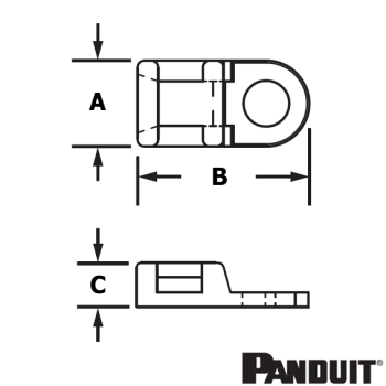 TA1S8-C Four-way tie anchor mount TA1S8-C Four-way tie anchor mount