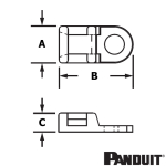 TA1S8-M69 Flame-retardant tie anchor mount TA1S8-M69 Flame-retardant tie anchor mount