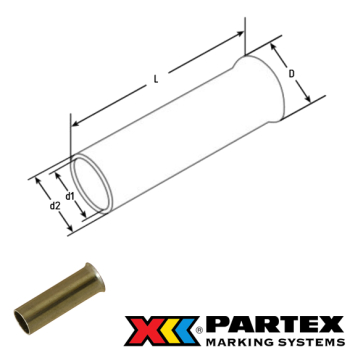 UCEF1510 Partex uninsulated ferrule 1.5mm²
