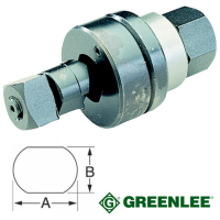23.2 x 19.2mm Double "D" Special Shape Punch 23.2 x 19.2mm Double "D" Special Shape Punch
